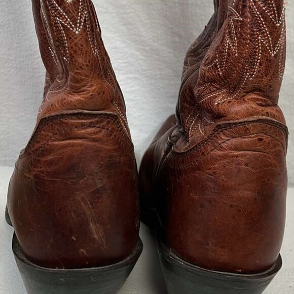 Justin L4333 Cowgirl Boots Tall Brown Pointed Toes SZ 9C Cowgirl Rodeowear Hors - Picture 6 of 16